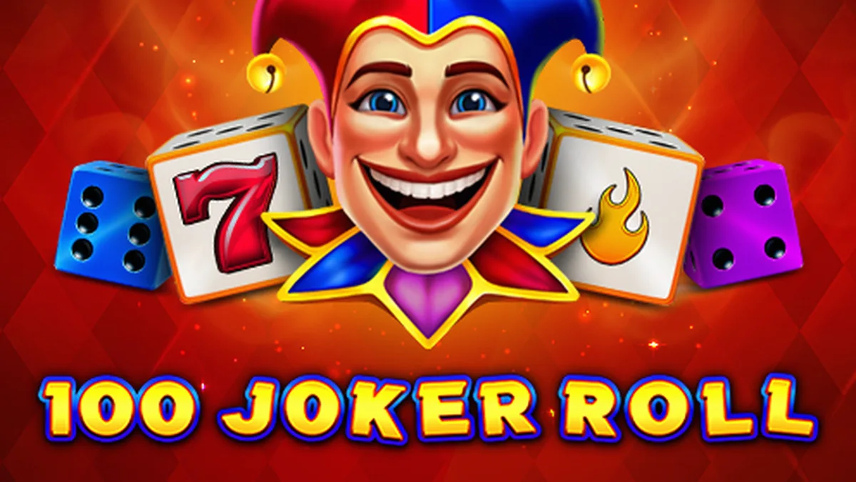 Tampilan visual permainan slot 100 Joker Roll oleh EGT Digital