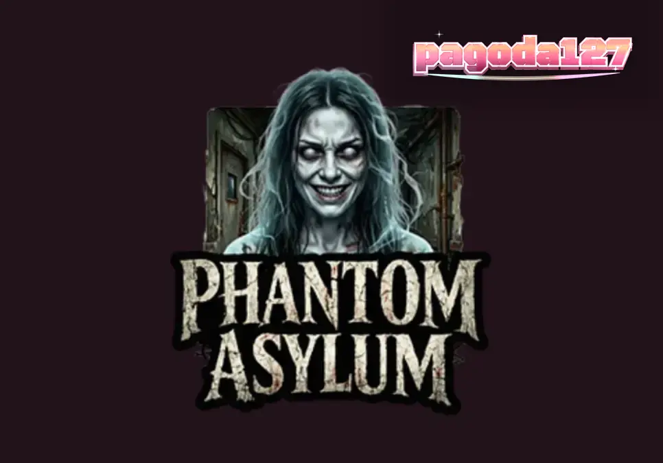 Tampilan visual slot Phantom Asylum dengan tema rumah sakit jiwa yang mencekam